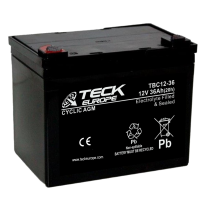 Bateria Teck Cyclic Agm 12v Referencia: Tbc12-36 - Voltaje 12 - Capacidad (Ah-20h) 36 - Dimensiones: L(Mm) 195 - an (Mm) 130 - A