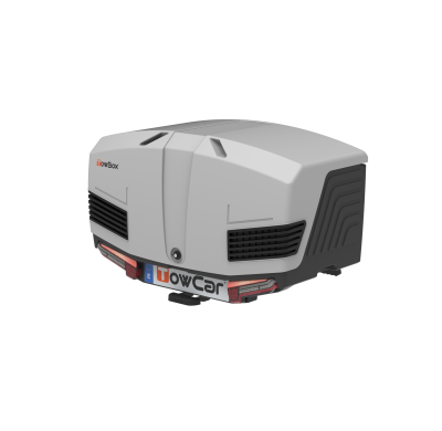 V3 Portaequipajes Towbox V3 Classic (Gris) - Portaequipajes Abatible Con Pilotos Full Led. 400 Litros.