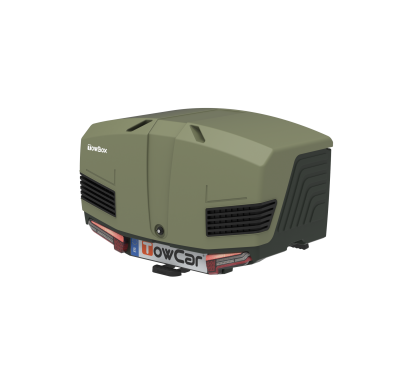 V3 Portaequipajes Towbox V3 Camper (Verde) - Portaequipajes Abatible Con Pilotos Full Led. 400 Litros.