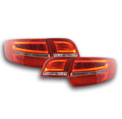 Pilotos Traseros Led Audi A3 Sportback (8pa) 04-08 Red/Clear