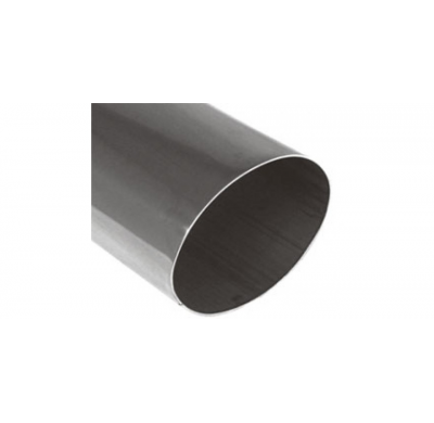 Cola de escape para soldar 34 115x85 mm / lenght: 300 mm - oval / sharp-edged / straight / without absorber