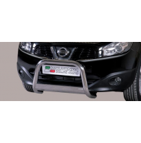 Defensa Delantera Acero Inox Nissan Qashqai 10&gt; Diametro 63 Homologada