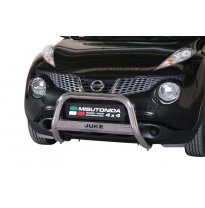 Defensa Delantera Acero Inox Nissan Juke 10&gt; Diametro 63 Homologada