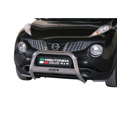 Defensa Delantera Acero Inox Nissan Juke 10> Diametro 63 Homologada
