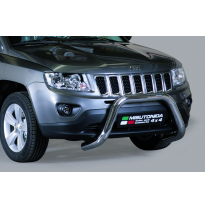 Defensa Delantera Acero Inox Jeep Compass 11&gt; Diametro 76 Homologada
