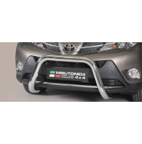 Defensa Delantera Acero Inox Homologacion Ec Toyota Rav 4 13&gt; Super Bar Acero Inox Diametro 76
