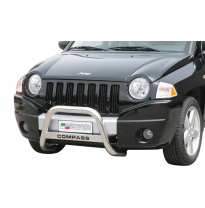 Defensa Delantera Acero Inox Jeep Compass 07/10