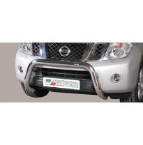 Defensa Delantera Acero Inox Nissan Pick Up Navara D.C. 10&gt;