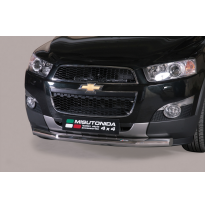 Defensa Delantera Acero Inox Chevrolet Captiva 11&gt;