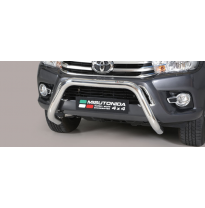 Defensa Delantera Acero Inox Toyota Hi Lux 16&gt; Diametro 76 Homologada Misutonida