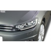 RDX Pestañas de faros para VW Touran 5T (2015+; solo para faros LED) Light Brows Conjunto para ambos lados. Fabricado en plástic