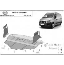 Cubre Carter Metalico Nissan Interstar 2010-2018 Acero 2,5mm
