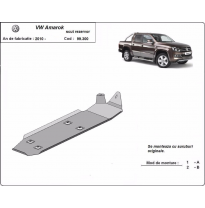 Protección Del Depósito De Combustible Volkswagen Amarok 2010-2018 Acero 2mm
