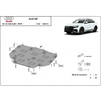 Protección Del Caja De Cambios Audi Q8  Año: 2018-2020