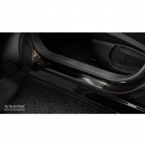 Negro Inox Door Sill Protectors Validas Para Nissan Juke Ii 2019- &#039;Special Edition&#039; - 4-Piezas