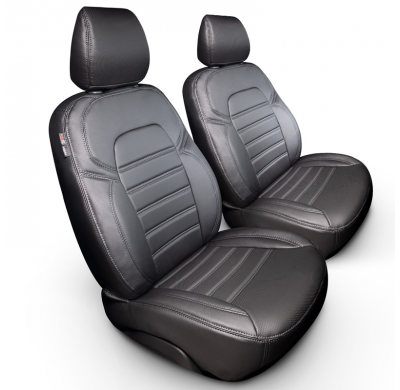 New York Design Fundas de asiento de cuero artificial 1+1 especifica para Citroën Jumper/Peugeot Boxer/Fiat Ducato 2006-