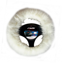 Simoni Racing Funda Para Volante Fluffy Fur - 37-39cm - Blanco