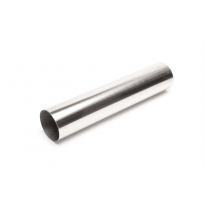 TA Technix tubo de escape acero inoxidable 70 mm redondo / afilado, longitud: 340 mm tubo de escape soldado No valido para absor