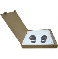 Caja 500 Alfombrillas De Papel, 45 X 55 Cm. Papel Gofrado Resistente a La Abrasion Y Absorcion De Liquidos (Agua, Aceite) Y  Gra
