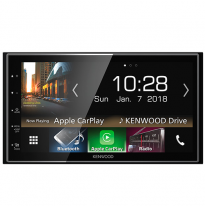 Radio Monitor Doble Din  Kenwood Dmx 7018bts , 7&quot; , Sin Mecanica , Bt , Android Auto , Car Play , Hi-Res Audio , Chasis Corto 7.