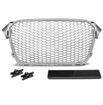 Parrilla Deportiva Audi A4 (B8) Rs-Type 11.11-15 Silver