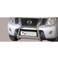Defensa Delantera Acero Inox Nissan Navara D.C. 10&gt; Diametro 63 Homologada
