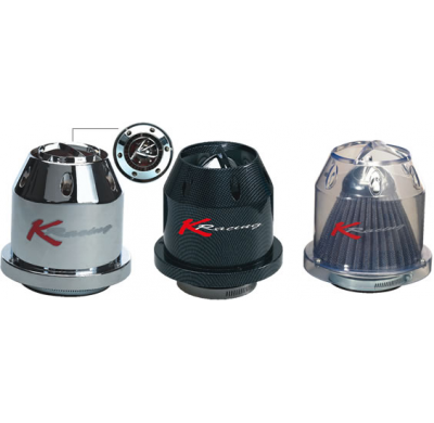 Filtro De Aire Kosei Racing  Transparente Universal Incluye Adapatadores - Diametro 165 X170