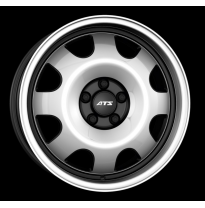 Llanta Ats Wheels Cup 7.0 X 15 Black &amp; Polished Ats Wheels