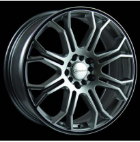 Llanta Emotion Wheels Corse Silver 7x17 4-5 Tornillos