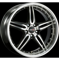 Llanta Motec Wheels Pantera Black Polish 8,5jx19&quot; - Peso 12,1-13,4