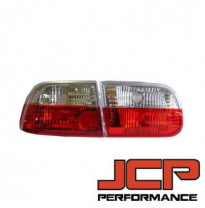 Piloto Trasero Crystal-Red/Clear Jcp Honda Civic 92/00 2/4dr Coupe/Sedan Ej/Eg/Ek