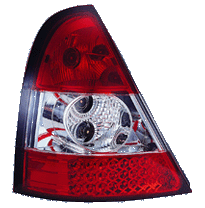 Pilotos Traseros Re Clio 01- Led Red/Clear
