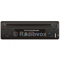 Reproductor Kindvox 4300 , KDX-Audio  DVD, DIVX, VCD, CD-R, CD-RW, MP3, WMA. 12/24V